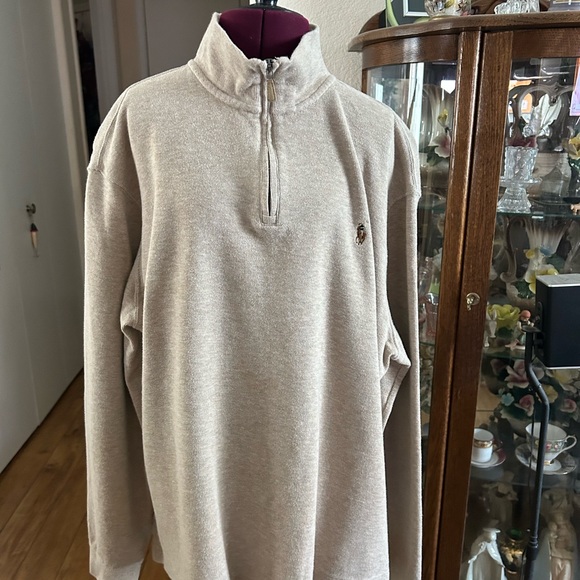 Men’s Polo Ralph Lauren Pull Over Jacket With 1/4 Zippered Neckline - Picture 4 of 5